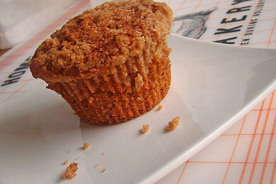 Apfelmuffins mit Zimtkruste