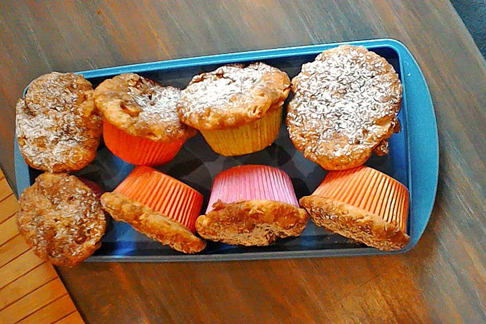 Apfelmuffins mit Zimtkruste