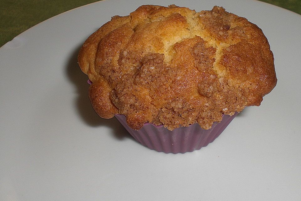 Apfelmuffins mit Zimtkruste