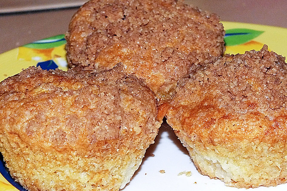 Apfelmuffins mit Zimtkruste