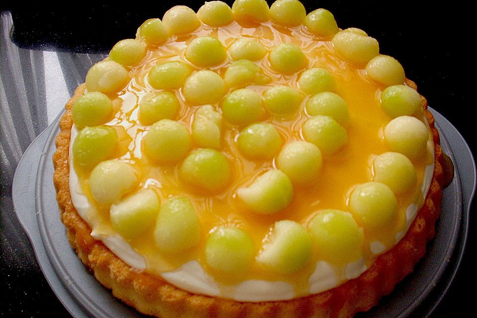 Melonenkuchen, Melonen Obstboden