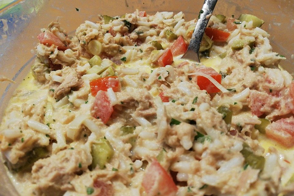 Thunfisch - Reis - Salat