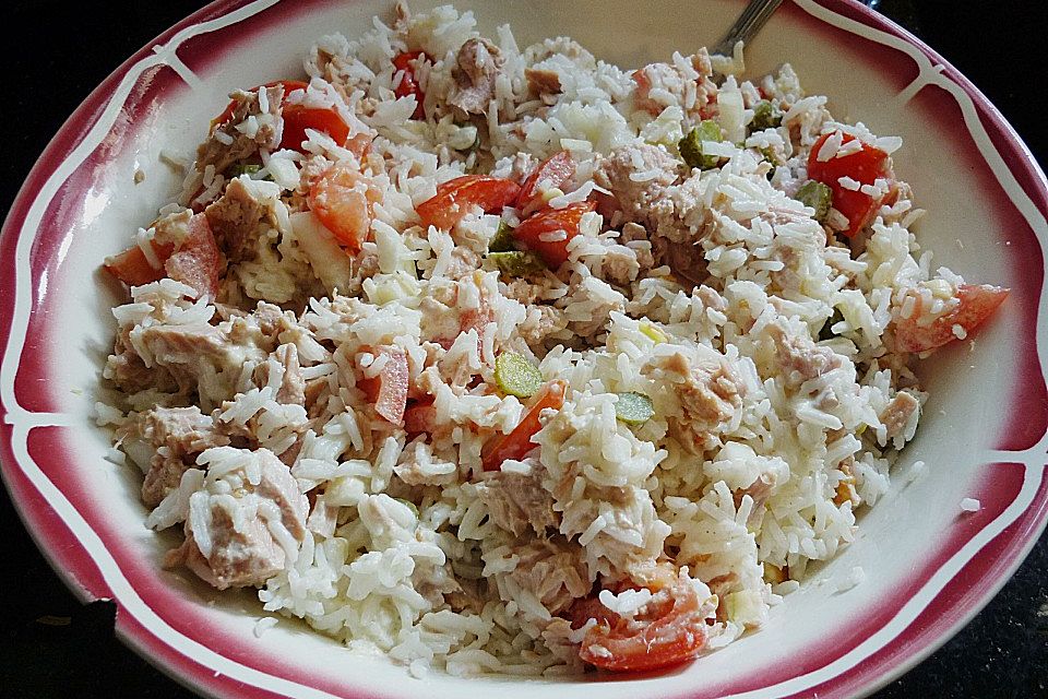 Thunfisch - Reis - Salat