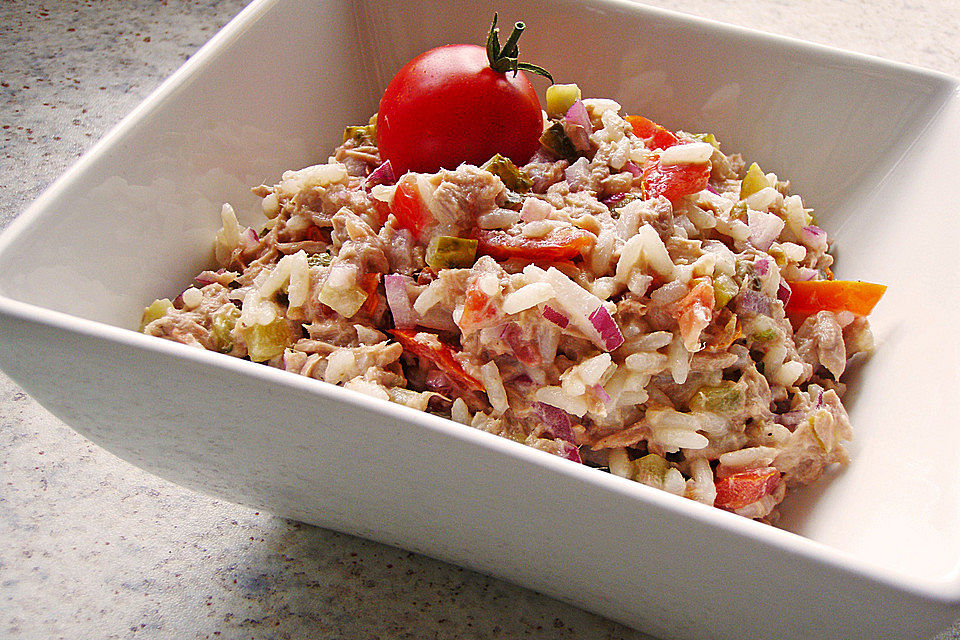 Thunfisch - Reis - Salat