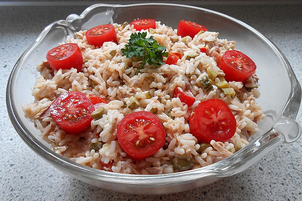 Thunfisch - Reis - Salat