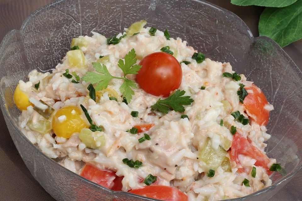 Thunfisch - Reis - Salat