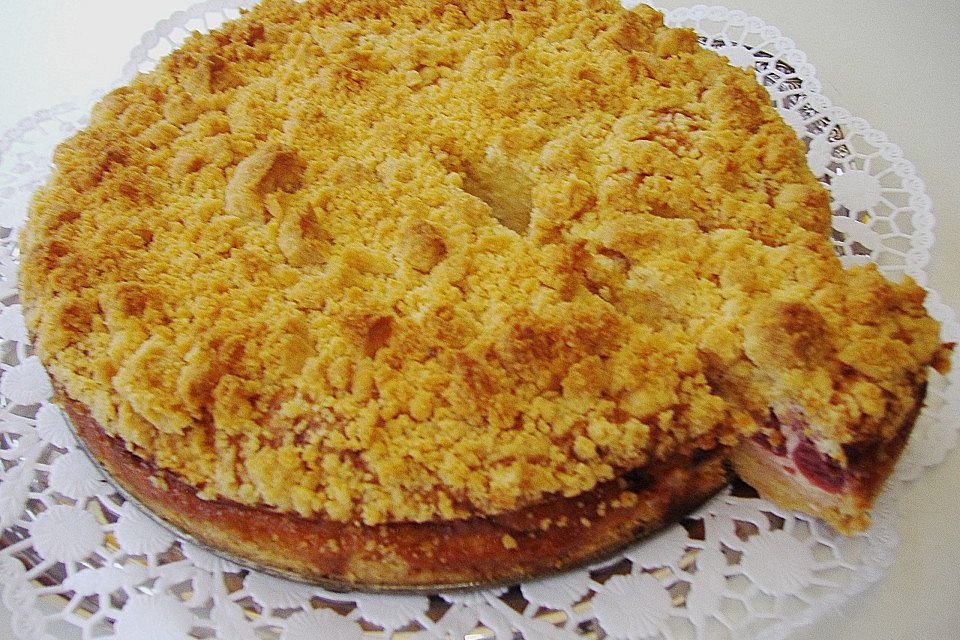 Kirschstreusel mit Quark