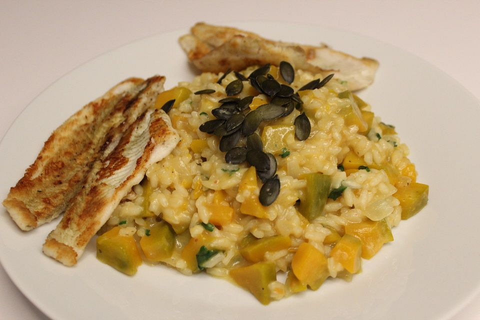 Kürbisrisotto