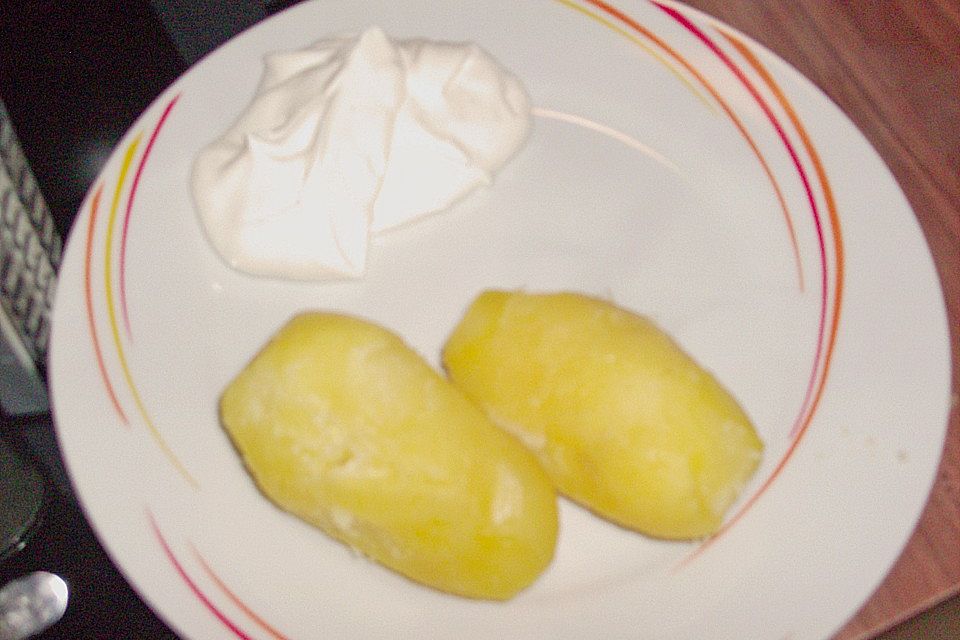 Pellkartoffeln und Quark