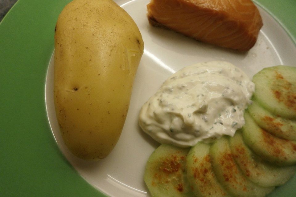 Pellkartoffeln und Quark