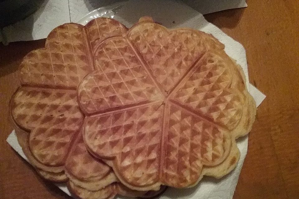 Waffeln ohne Ei