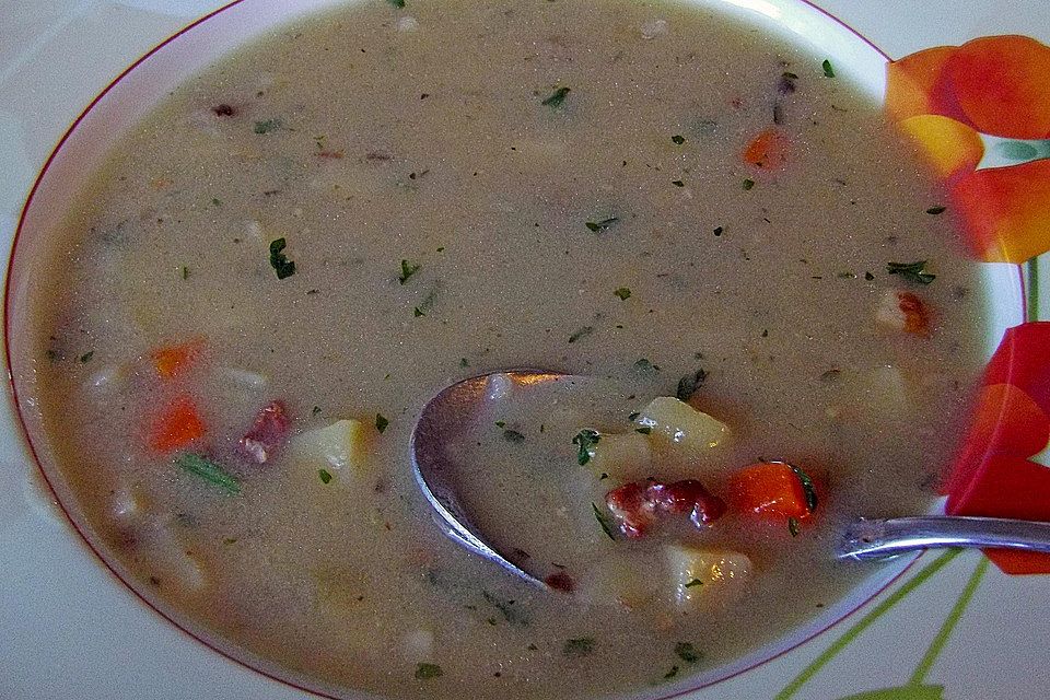 Böhmische Kartoffelsuppe