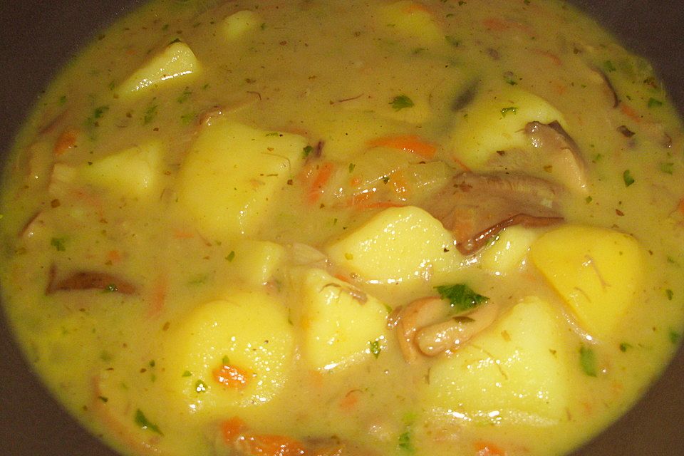 Böhmische Kartoffelsuppe