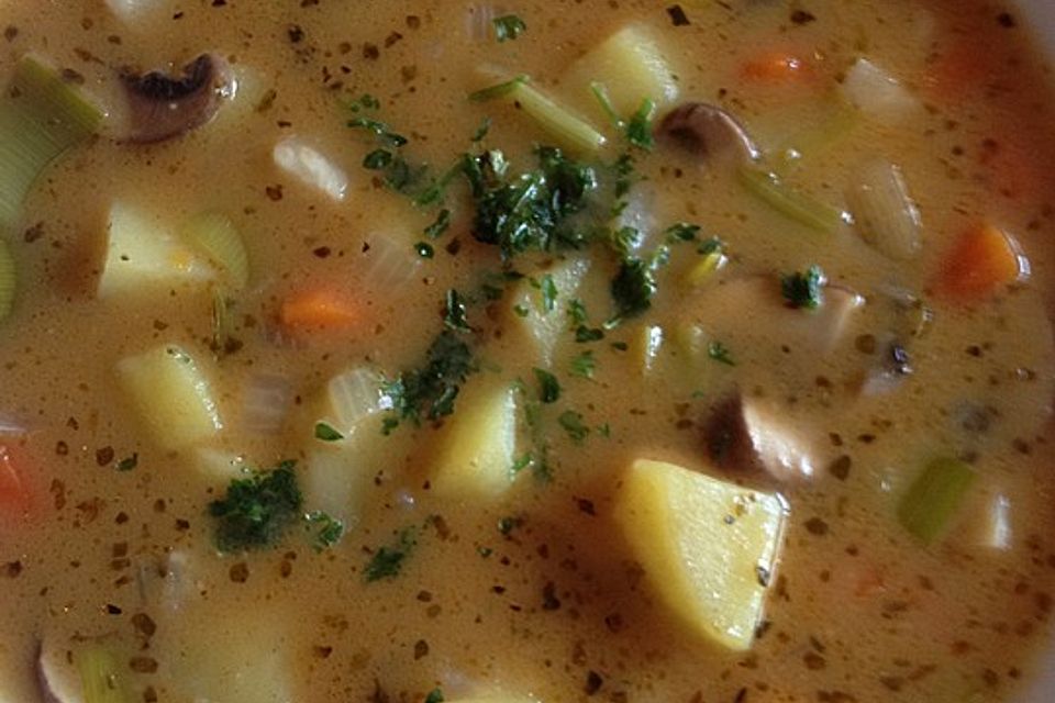 Böhmische Kartoffelsuppe