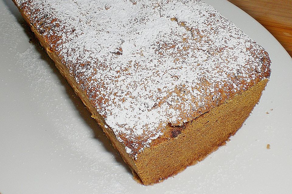 Rührkuchen mit Schokoraspel