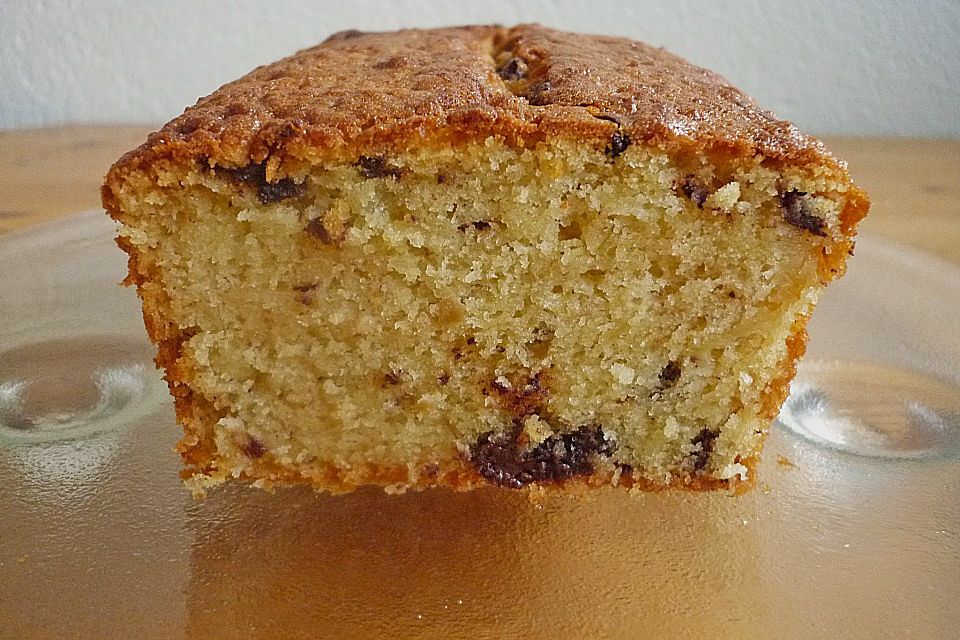 Rührkuchen mit Schokoraspel