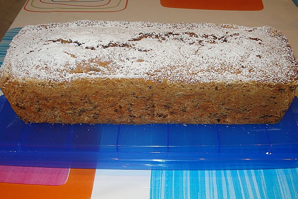 Rührkuchen mit Schokoraspel