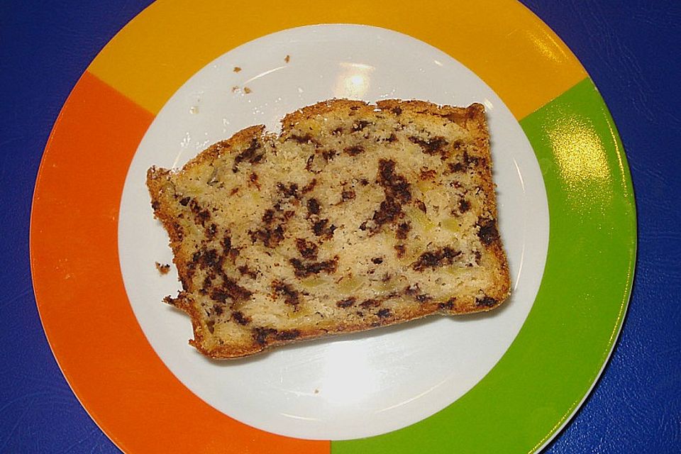 Rührkuchen mit Schokoraspel