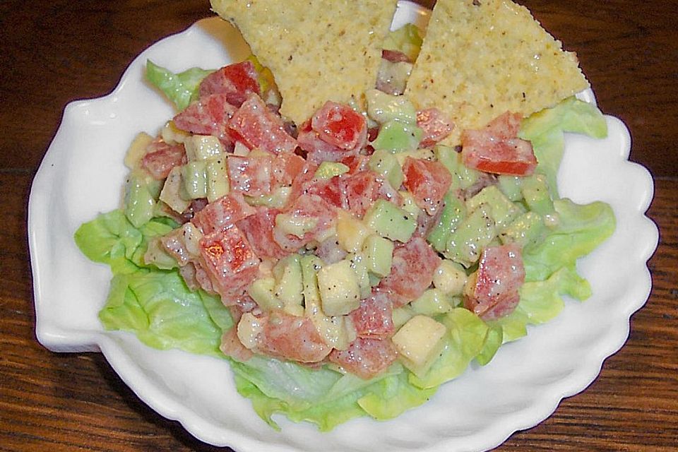 Tomaten - Avocado - Salat