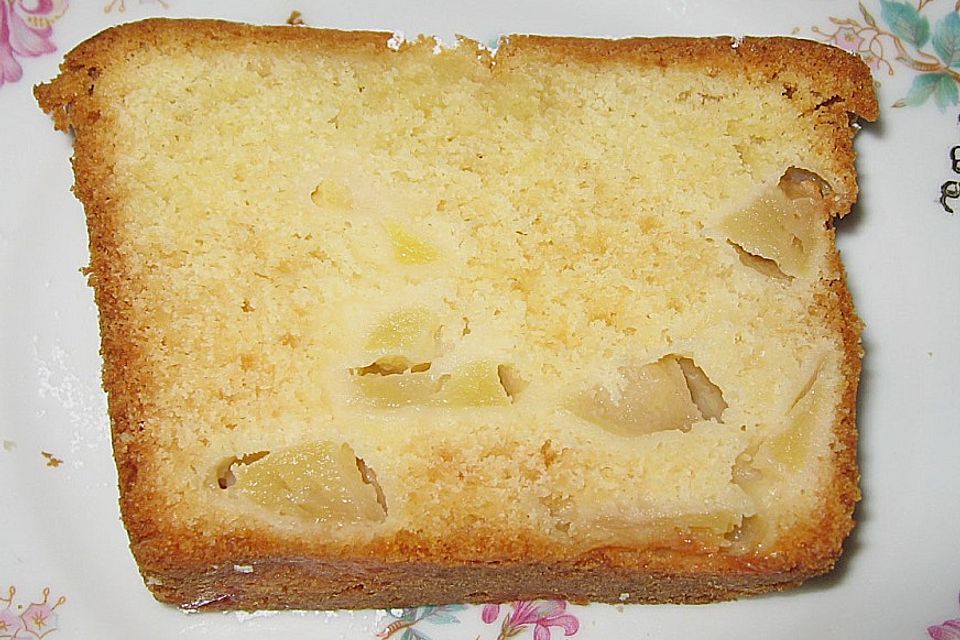 Apfelkuchen mit Marzipan