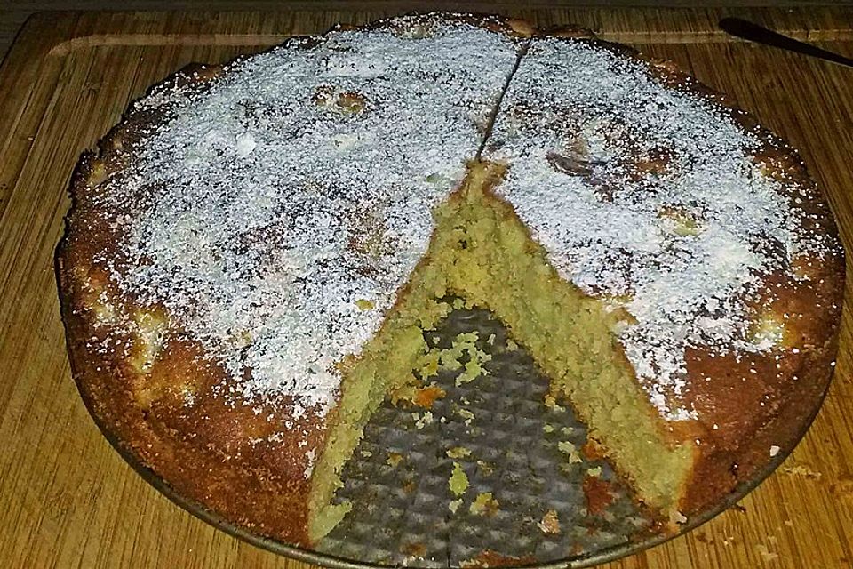 Apfelkuchen mit Marzipan