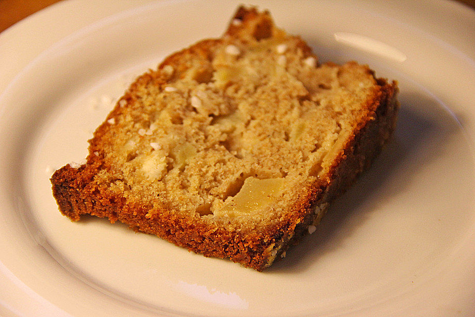 Apfelkuchen mit Marzipan