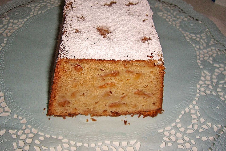 Apfelkuchen mit Marzipan