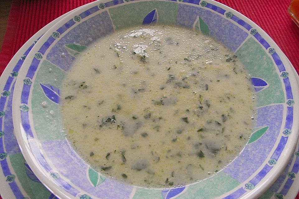 Knoblauch - Cremesuppe