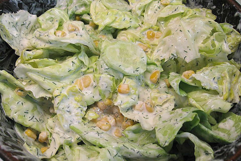 Gurken-Mais-Salat