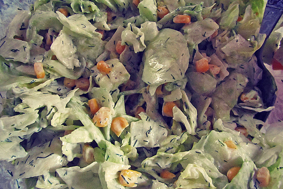 Gurken-Mais-Salat