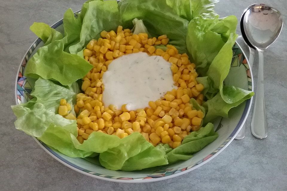 Gurken-Mais-Salat