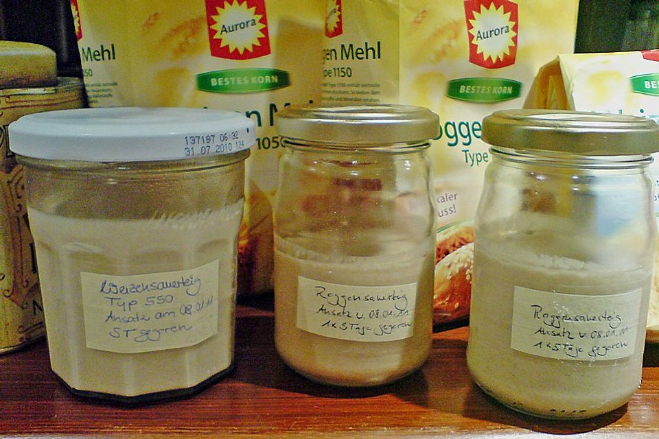 Sauerteig ansetzen