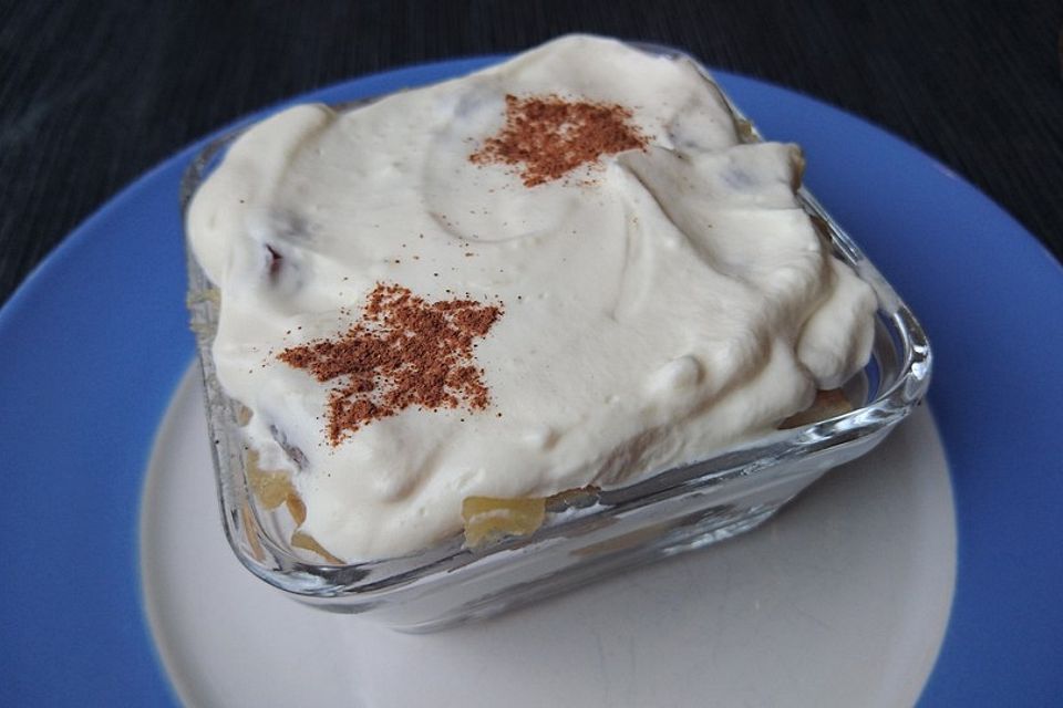 Bratapfel-Tiramisu