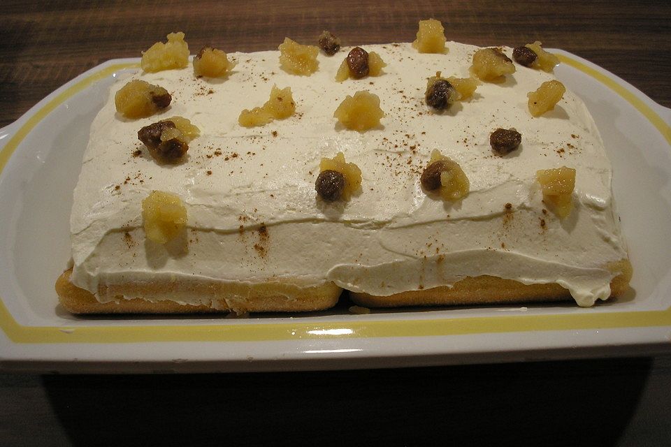 Bratapfel-Tiramisu