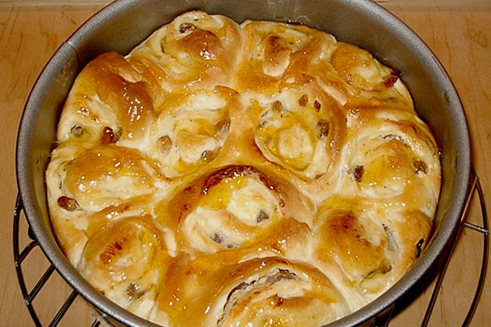 Vanille - Marzipan - Rosinen - Schnecken