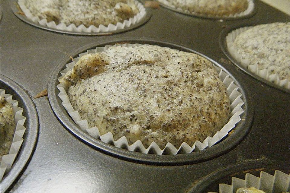 Apfel-Mohn-Muffins