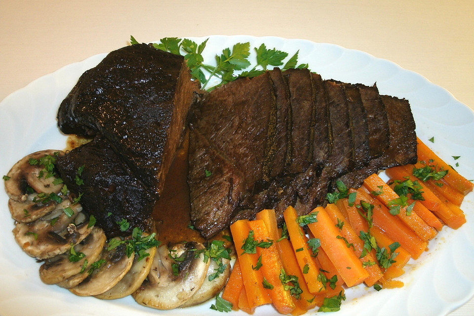 Französischer Rotweinbraten