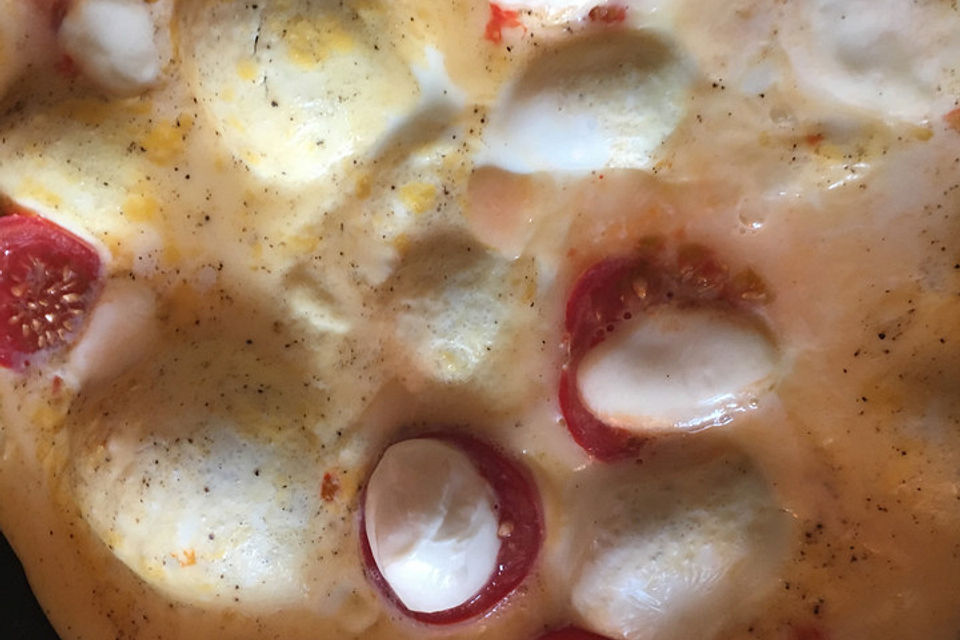 Eier - Tomaten - Mozarella - Pfanne