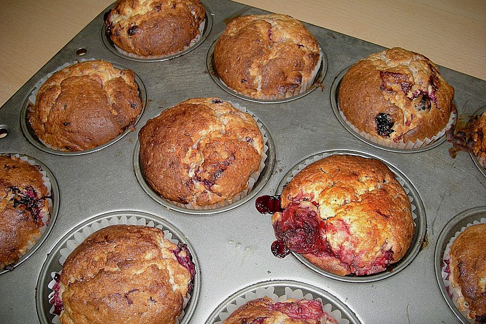 Zitrone - Waldfrucht - Muffins