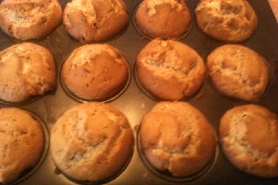 Extra White Chocolate Muffins