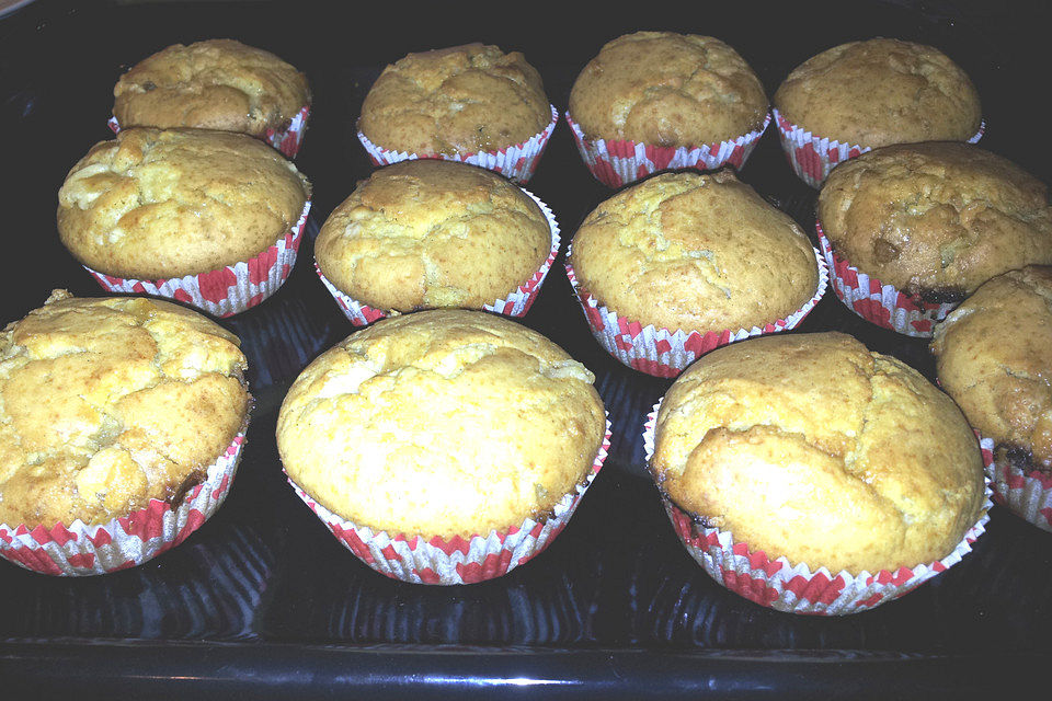 Extra White Chocolate Muffins