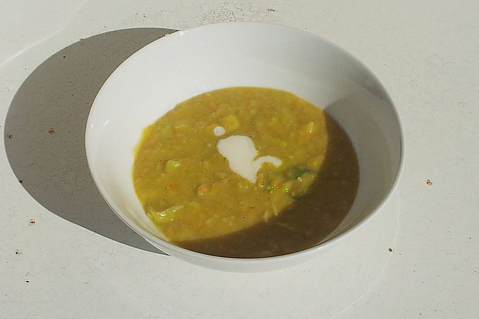 Belgische Kartoffel-Lauch-Suppe