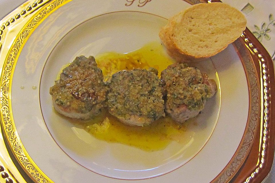 Schweinemedaillon mit Thymiankruste