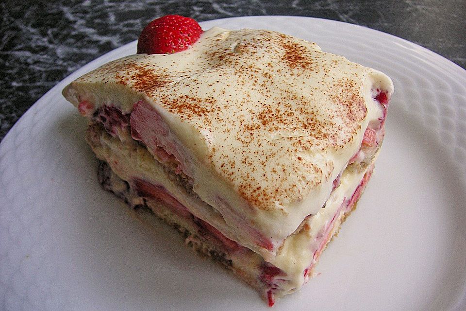 Vanillemousse - Tiramisu mit Beeren