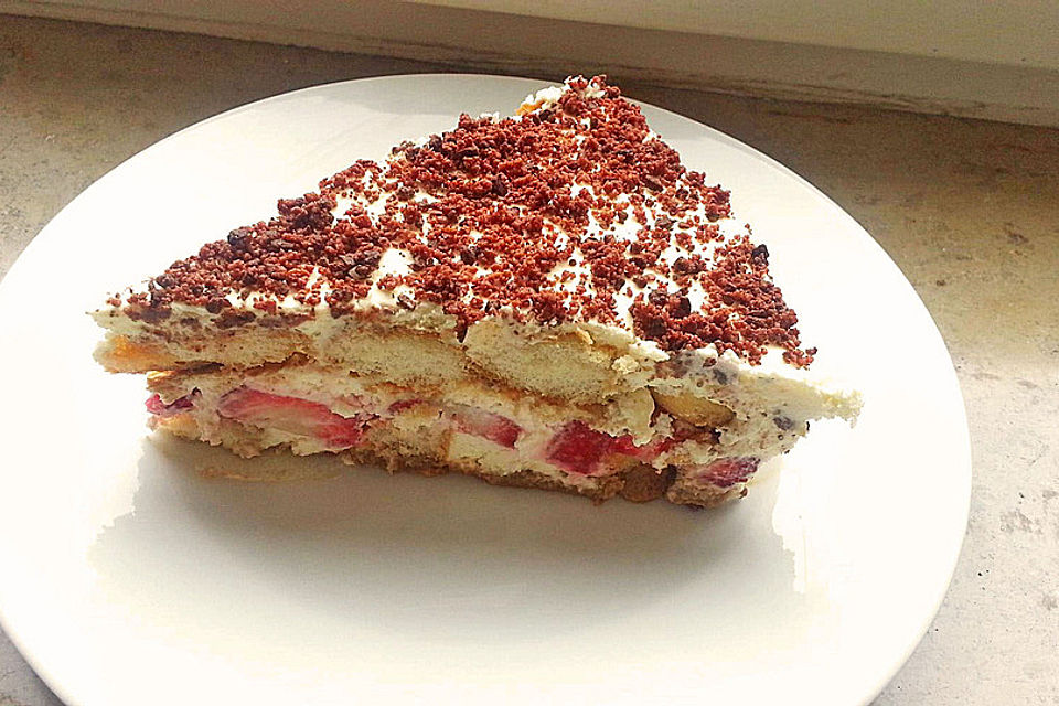 Vanillemousse - Tiramisu mit Beeren