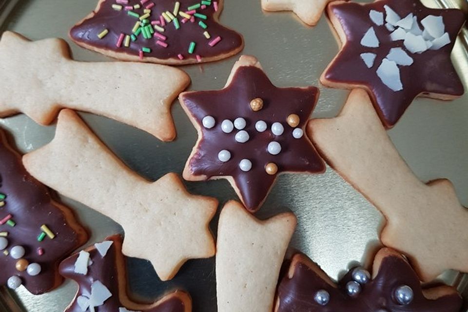 Bunte Weihnachtsplätzchen