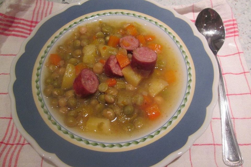 Die Erbsensuppe