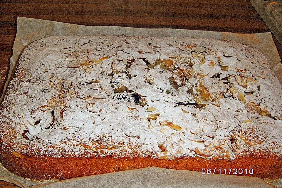 Birnen - Mandel - Kuchen