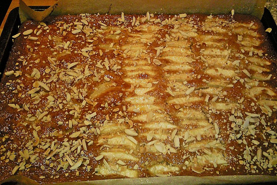 Birnen - Mandel - Kuchen