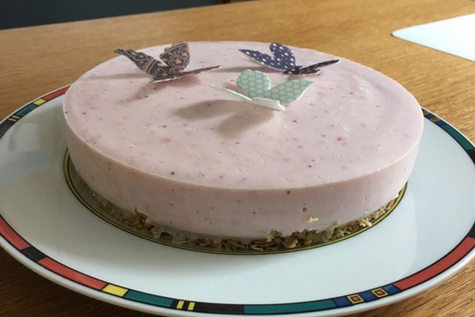 Käsekuchen mit Knusperboden